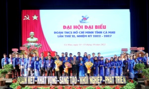 Đại hội đại biểu Đoàn thanh niên Cộng sản Hồ Chí Minh tỉnh Cà Mau lần thứ XI, nhiệm kỳ 2022-2027 thành công tốt đẹp